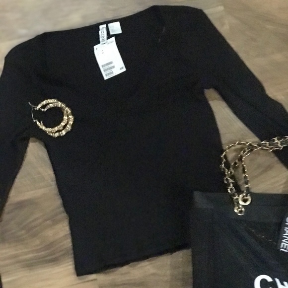 H&M Divided Ribbed Top - Picture 4 of 4